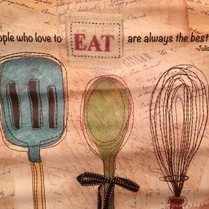 Transpac ‘People who love to eat’ wall hanging
